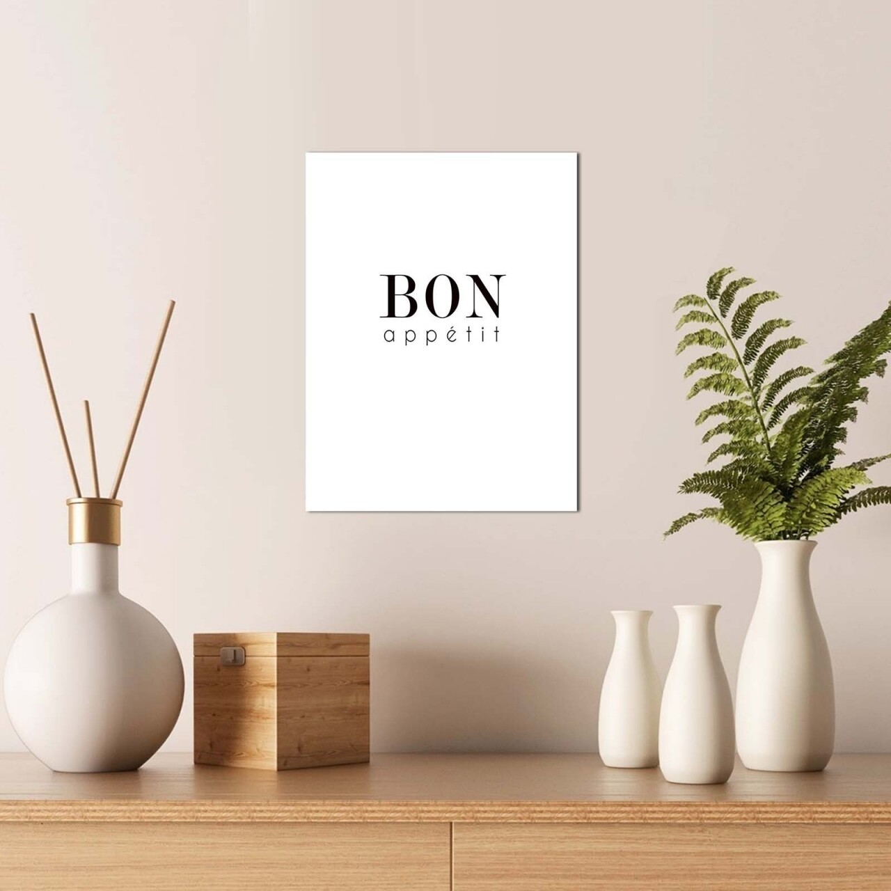 Tablou decorativ, Alpha Wall, Bon Appetit, 30x40 cm - imagine 3